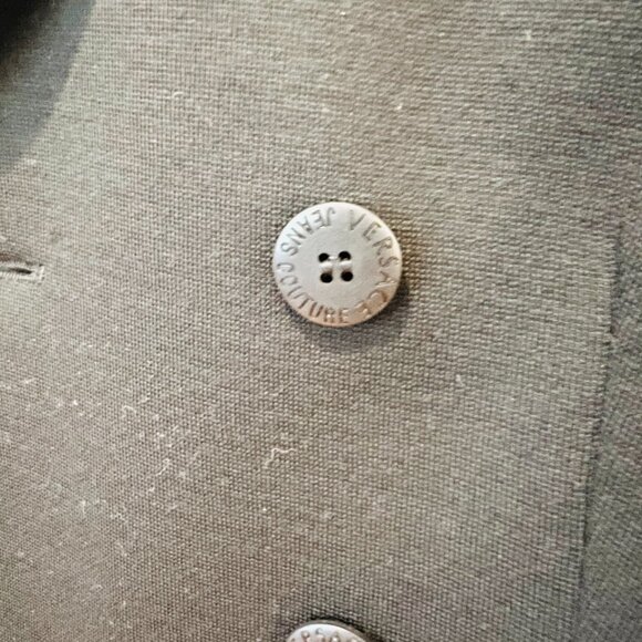 Versace Jeans Couture Double Breast Blazer Jacket and Skirt Suit Set EU 42 US 8 - Picture 7 of 16